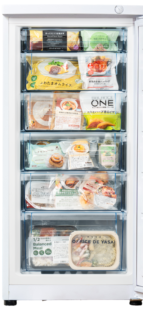 ごはんプランの冷凍庫