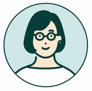 商品企画担当者 杉本 貴子のイラスト